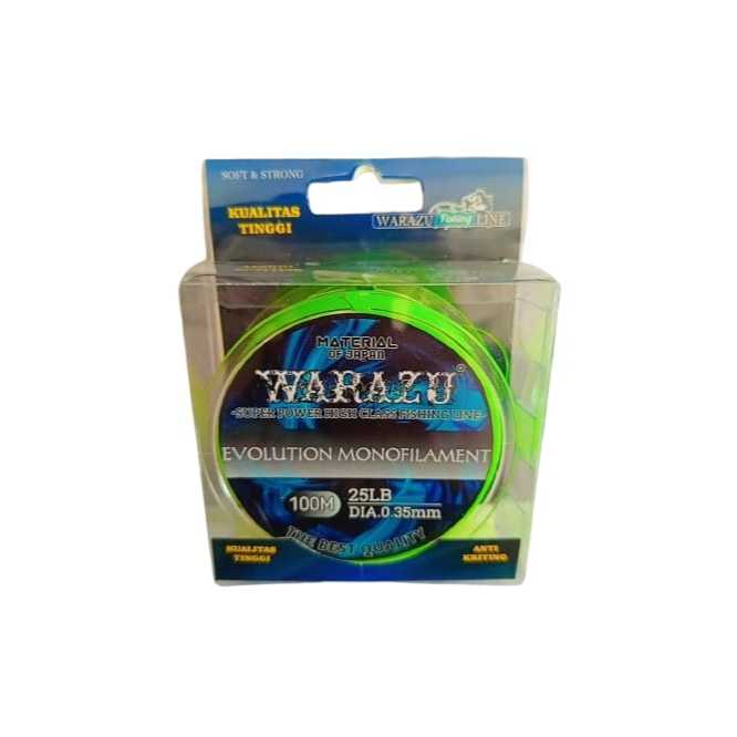 Senar Warazu 100 Meter || Senar Anti Kriting Warazu Fishing Line || Senar Pancing Kuat & Elastis