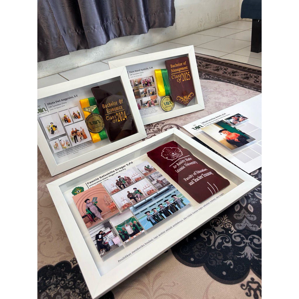 3D Frame Wisuda