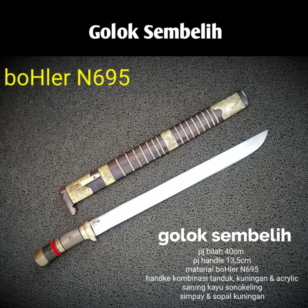 Pisau Qurban 40cm Bhler N695