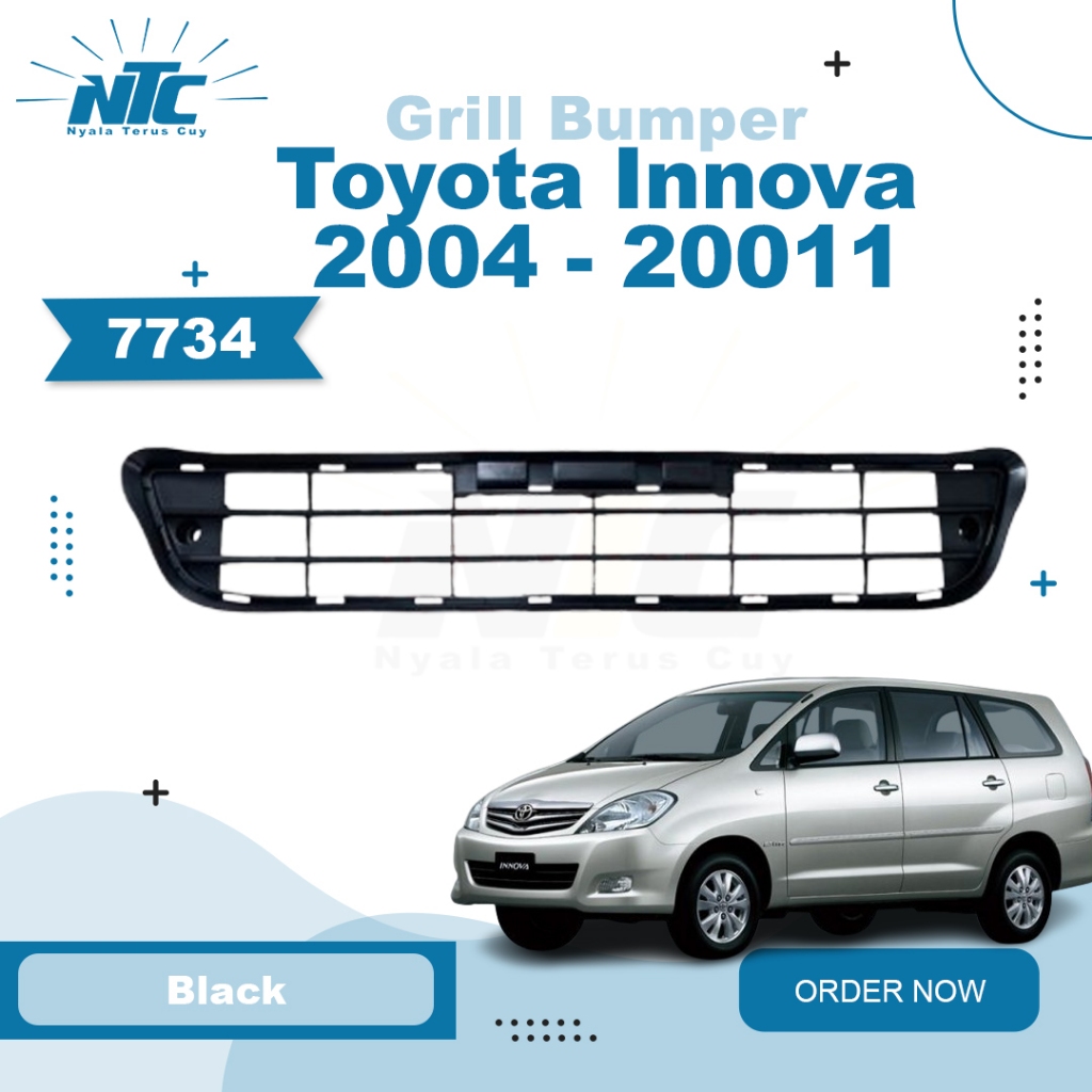 7734-GRILL BUMPER DEPAN BAWAH TOYOTA INNOVA 2008 2009 2010 2011
