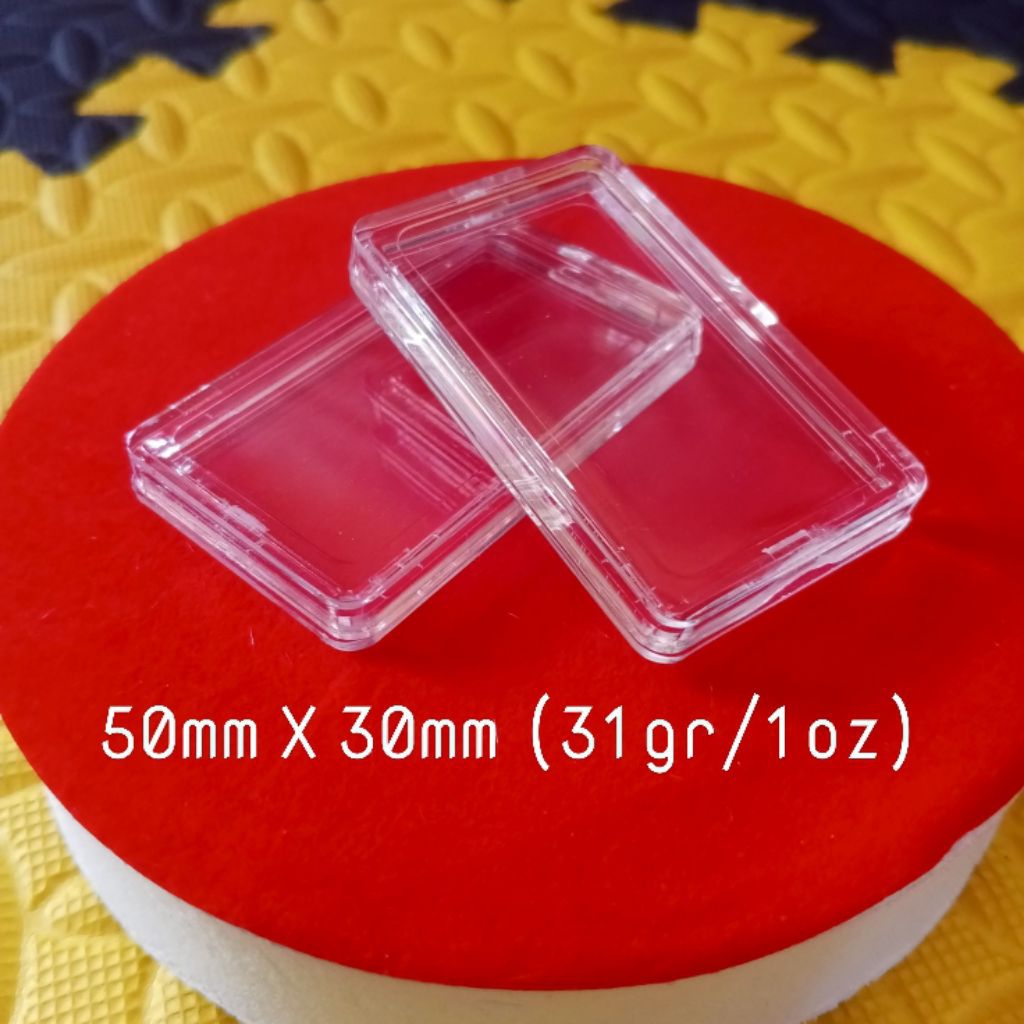 Tempat penyimpanan perak emas batangan kotak bulat kapsul coin