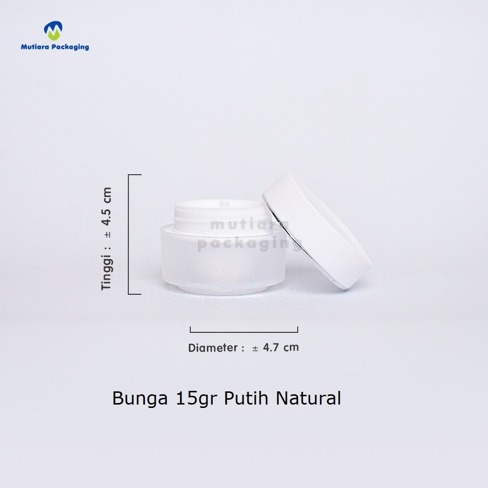 TERLARIS  POT CREAM BUNGA 15GR / POT CREAM SKINCARE/ JAR KOSMETIK