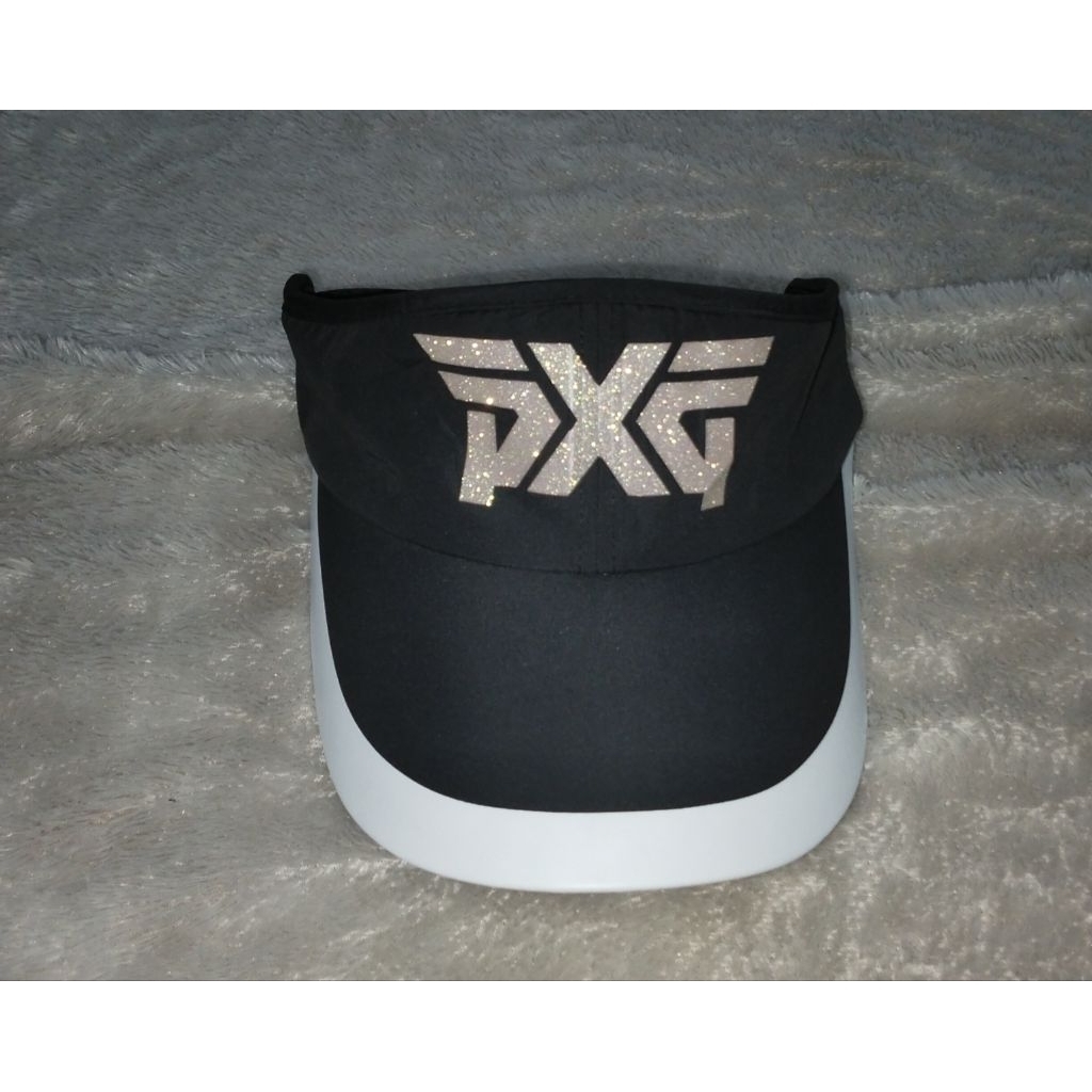Topi Golf PXG visor putih Setelan Second
