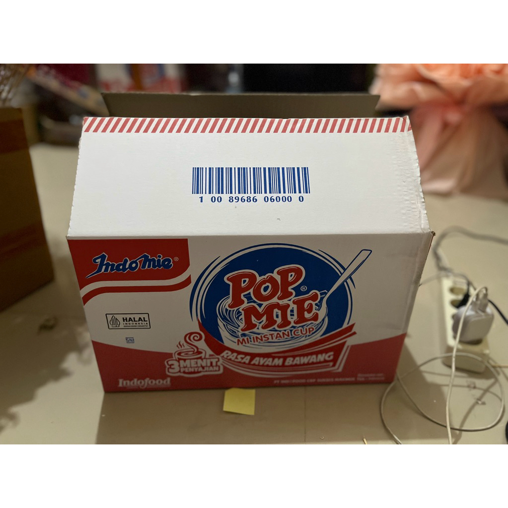 kardus bekas pop mie /kardus bekas 1x pakai