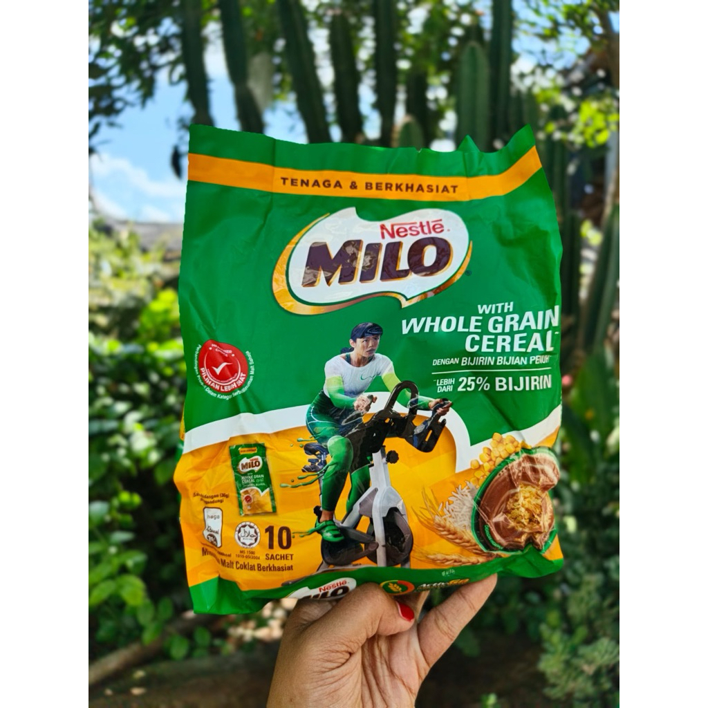 Milo Cereal whole grain isi 10 Sachet