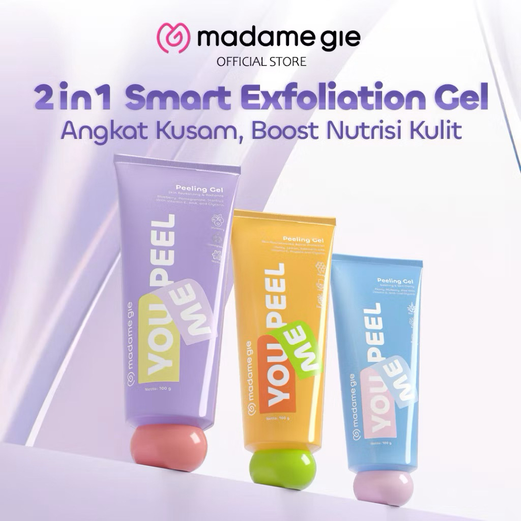 MADAME GIE Madame You Peel Me - Peeling Gel | Exfoliating Gel | Scrub Wajah | Perontok Daki