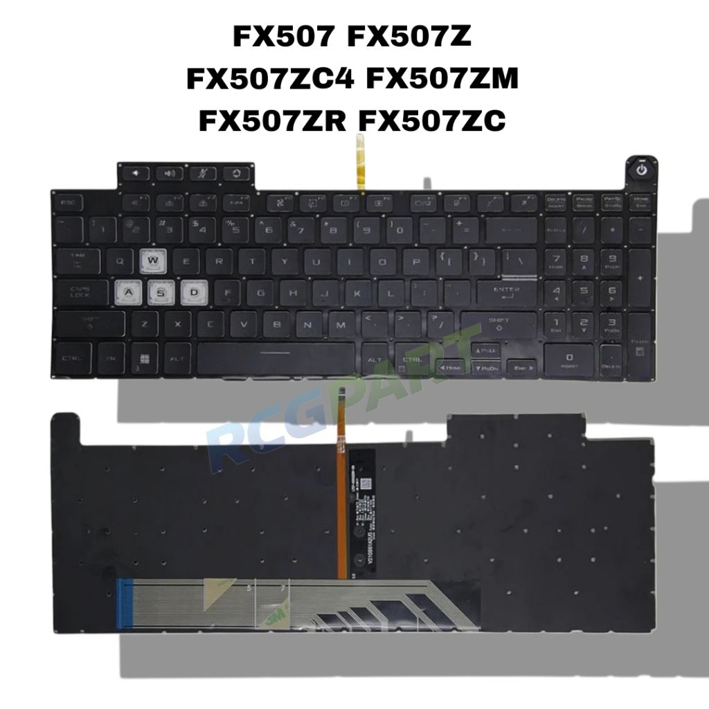 Laptop Keyboard for ASUS TUF Gaming F15 FX507 FX507Z FX507ZC4 FX507ZM FX507ZR FX507ZC Black