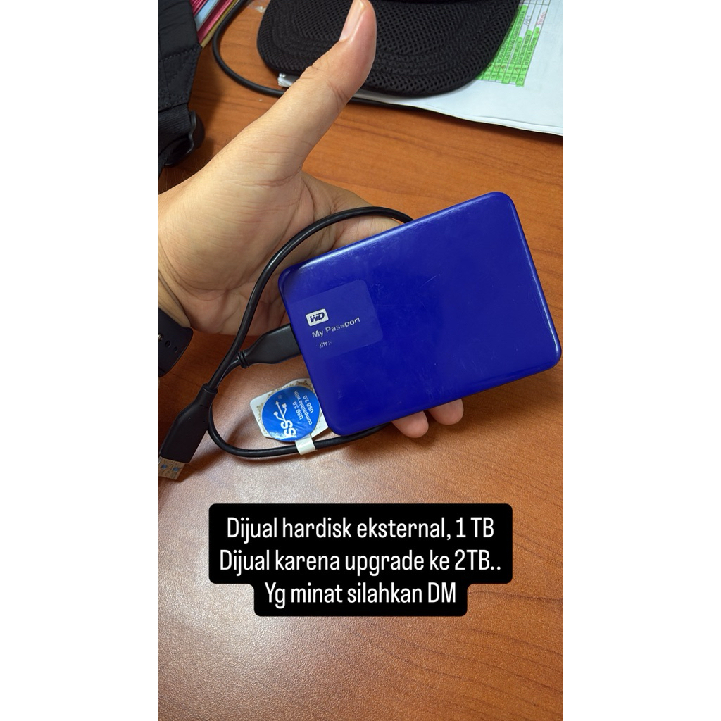 HARDISK Eksternal 1 TB (bekas)