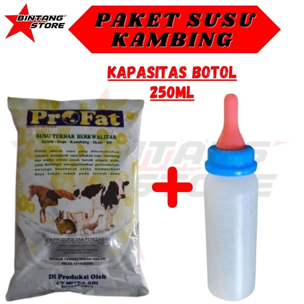 PAKET HEMAT PROFAT 1KG Hewan SUSU TERNAK PENGGANTI PROFAT SUSU TERNAK BERKUALITAS BINTANGSTORE