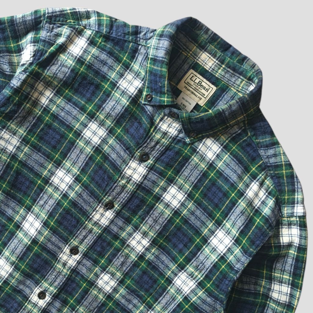 Kemeja flanel outdoor LL BEAN