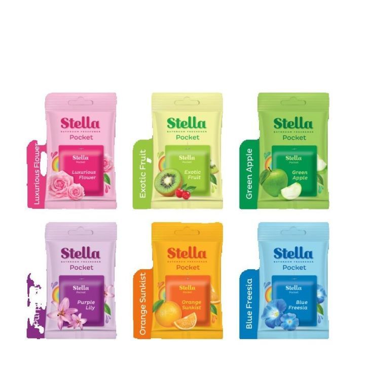 Stella Pocket Bathroom 10gr | Slim gel Aroma Segar Tahan Lama