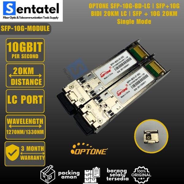Optone SFP Transceiver SFP BIDI 10G 20KM