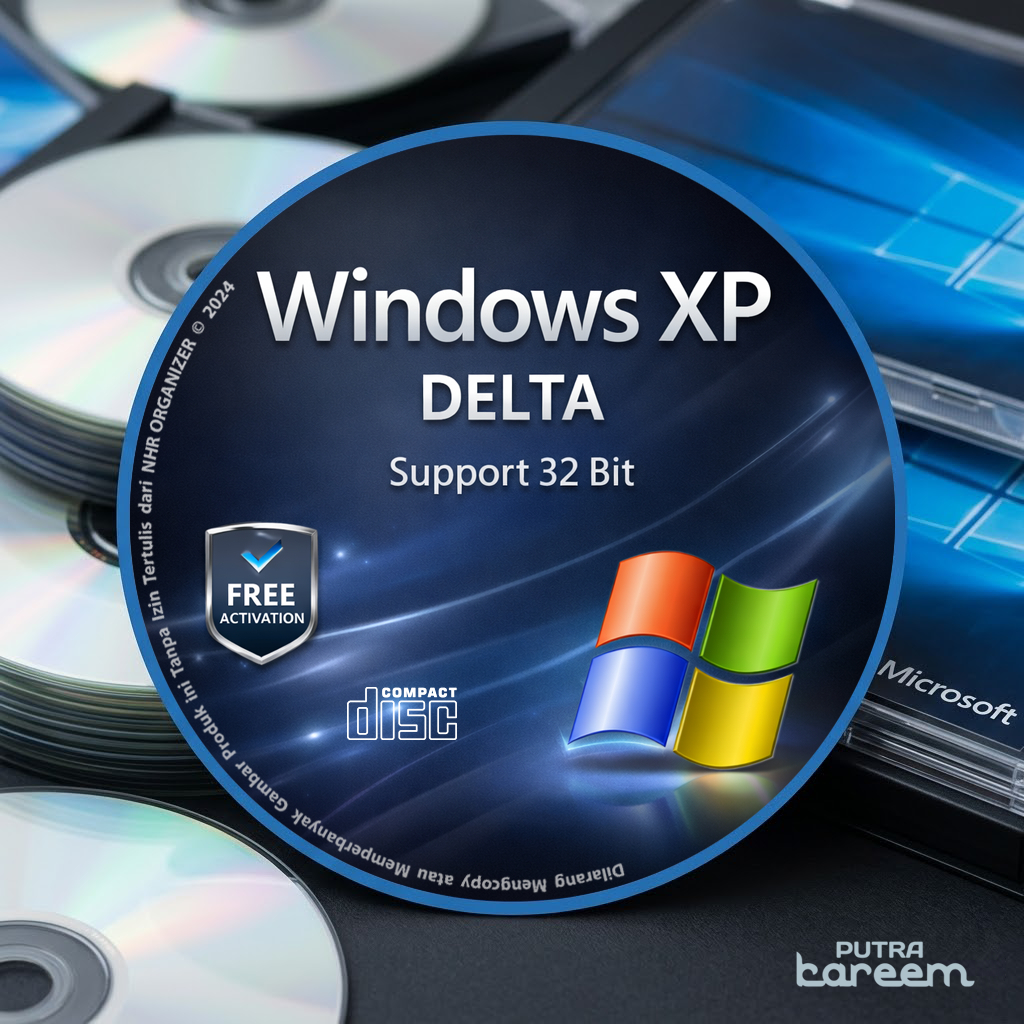 CD Windows XP Delta Edition 32-Bit Free Activation
