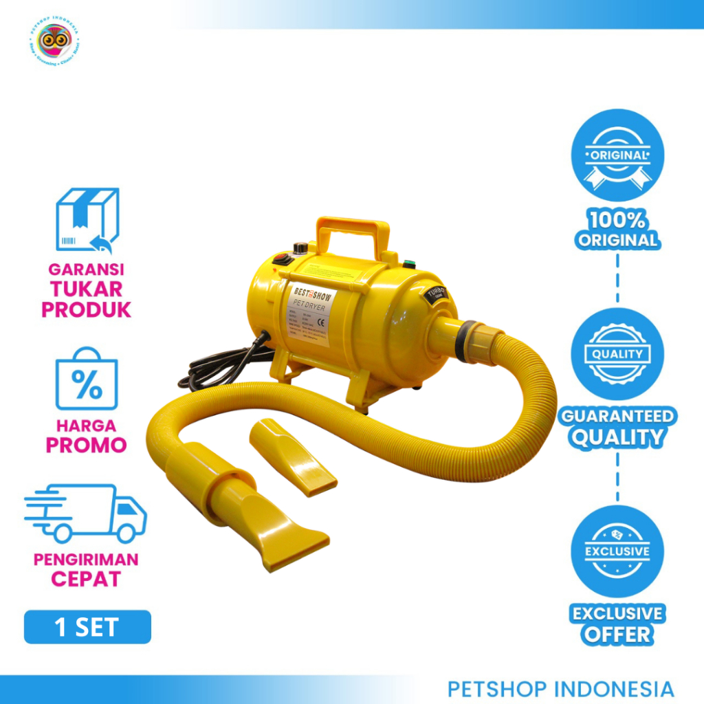 Best in show Pet Dryer BIS 2000 with ozone - blower anjing kucing
