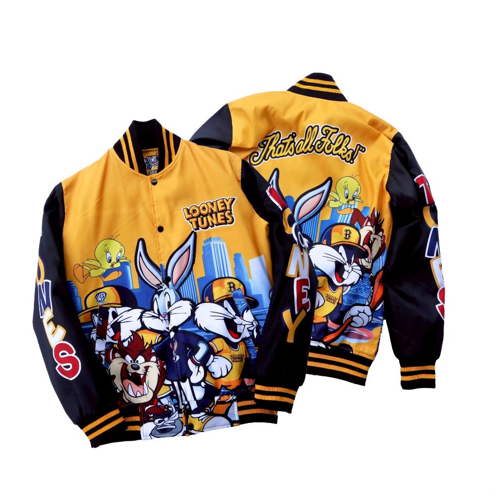JAKET VARSITY LOONEY TUNES UNISEX BRUTALISTS