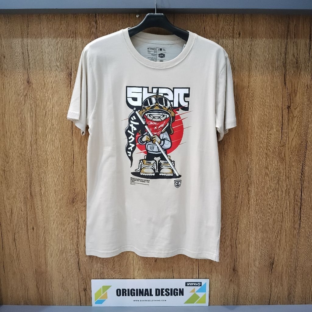 T-shirt/kaos/atasan Activewear pria Sharks.co brand original