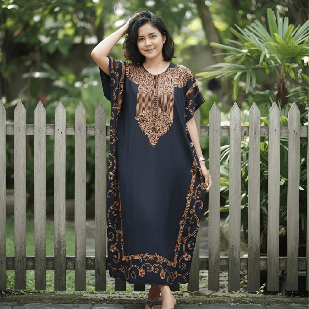 Mifrosy - Daster Batik Lowo Hitam Jumbo Rayon Premium
