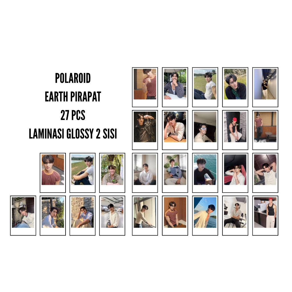 27PCS Polaroid Thailand-Earth Pirapat