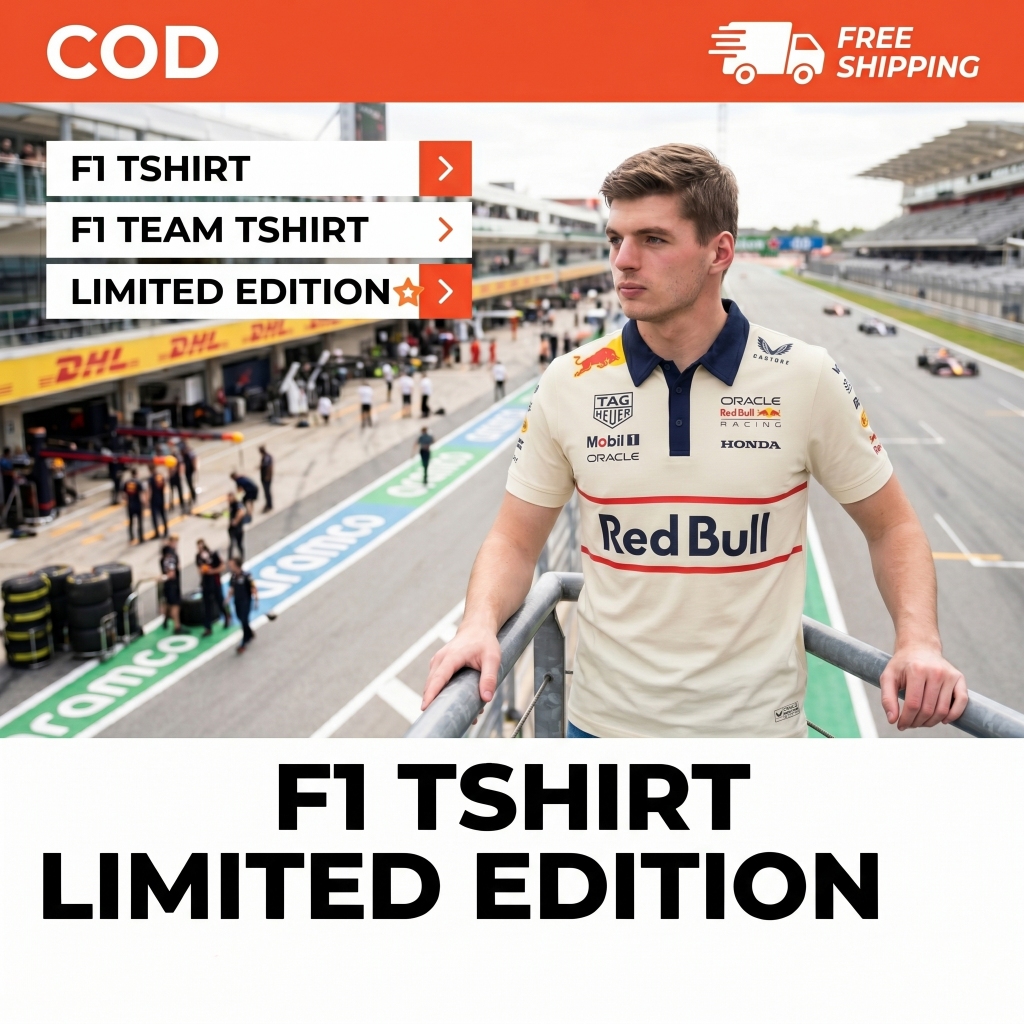 Polo shirt Redbull F1 Broken white 2025 Driver Shirt Formula 1