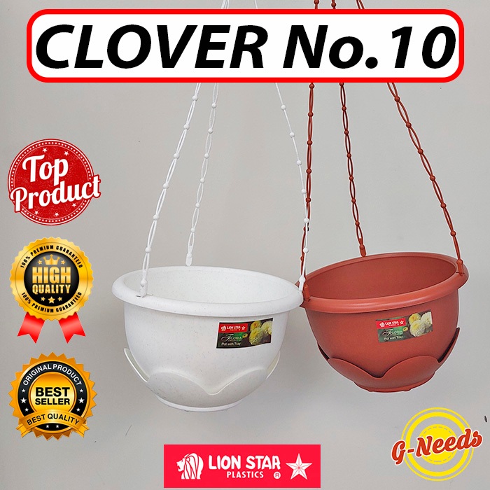 Pot Gantung / Pot Bunga Gantung CLOVER No 10 Lion Star