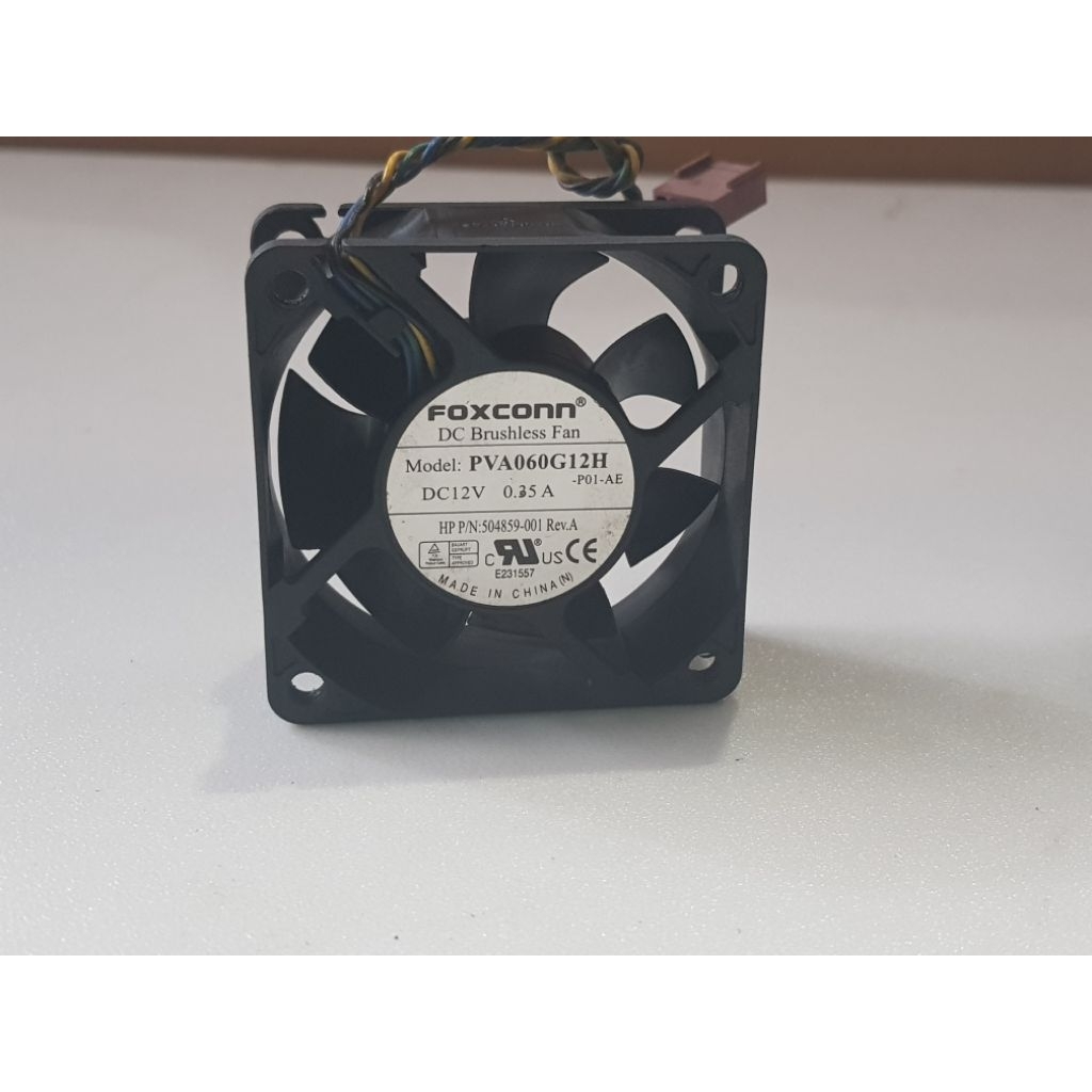 Fan kipas FOXCONN DC 12V_0.35A 6X6CM 4pin