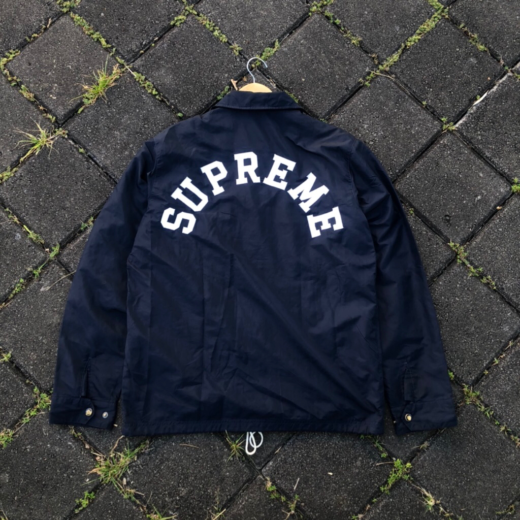 jaket coach Supppreemmeee x champiioonn Navy preloved