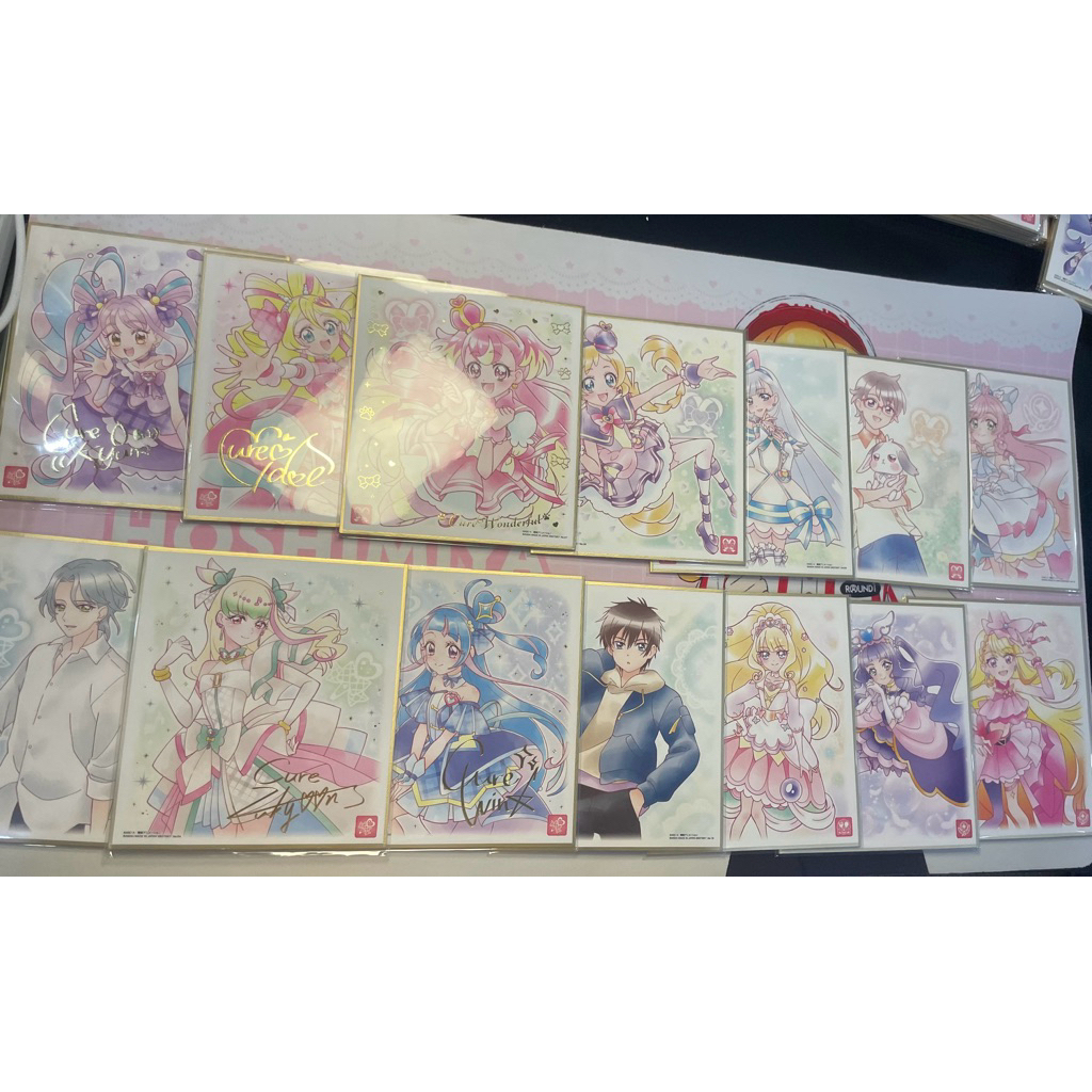 Wonderful precure Kimi to idol prcure Hirogaru sky Precure pretty Cure art Board