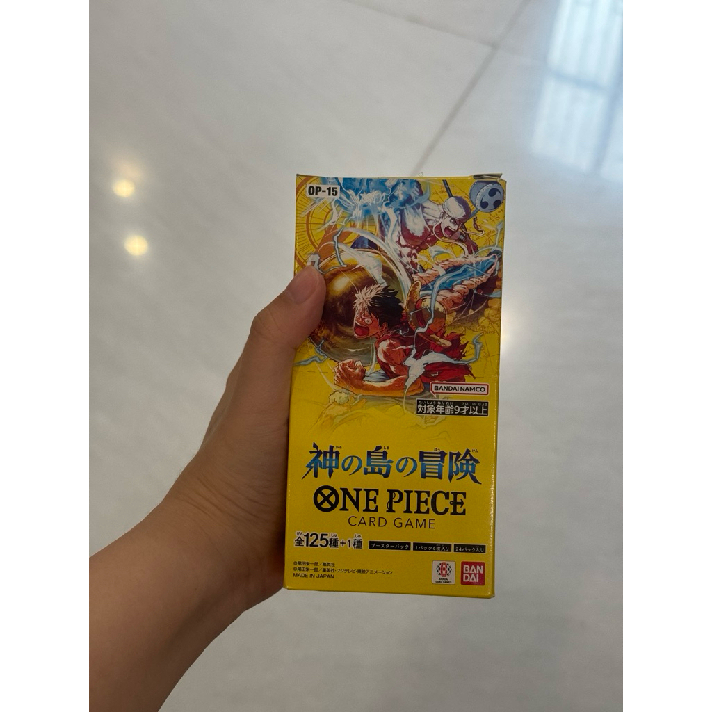 Bandai One Piece Card Game Booster Pack The Adventure of the Island of God OP-15 Box 24 Packs Origin