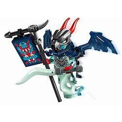 Lego Minifigure - njo0989 - Spectral Dragonian Warrior - Dragon Backpack (ACC+)