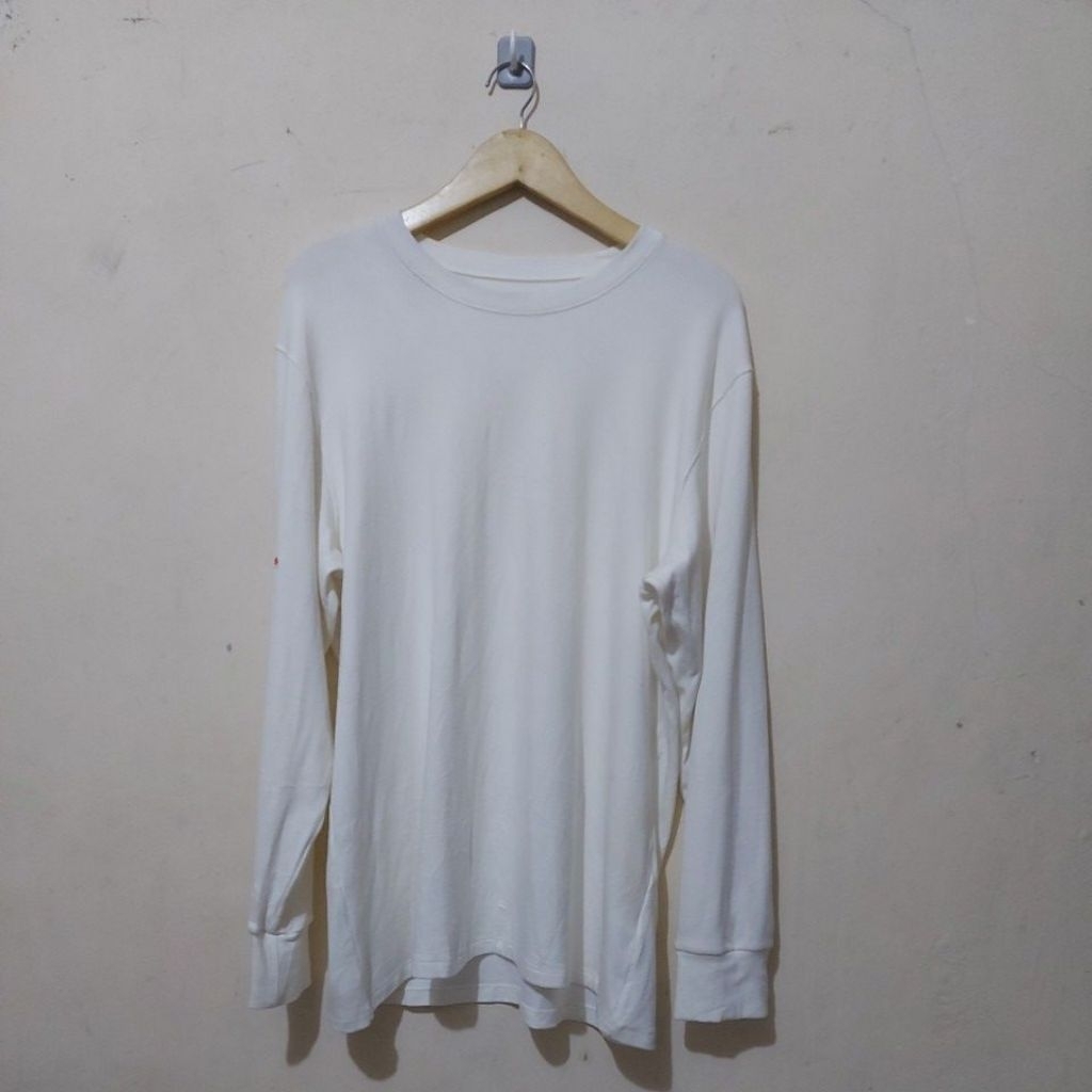 code:M797>SALE Tshirt Heattech ultrawarm crew neck untuk pria UNI(defect)*XXL