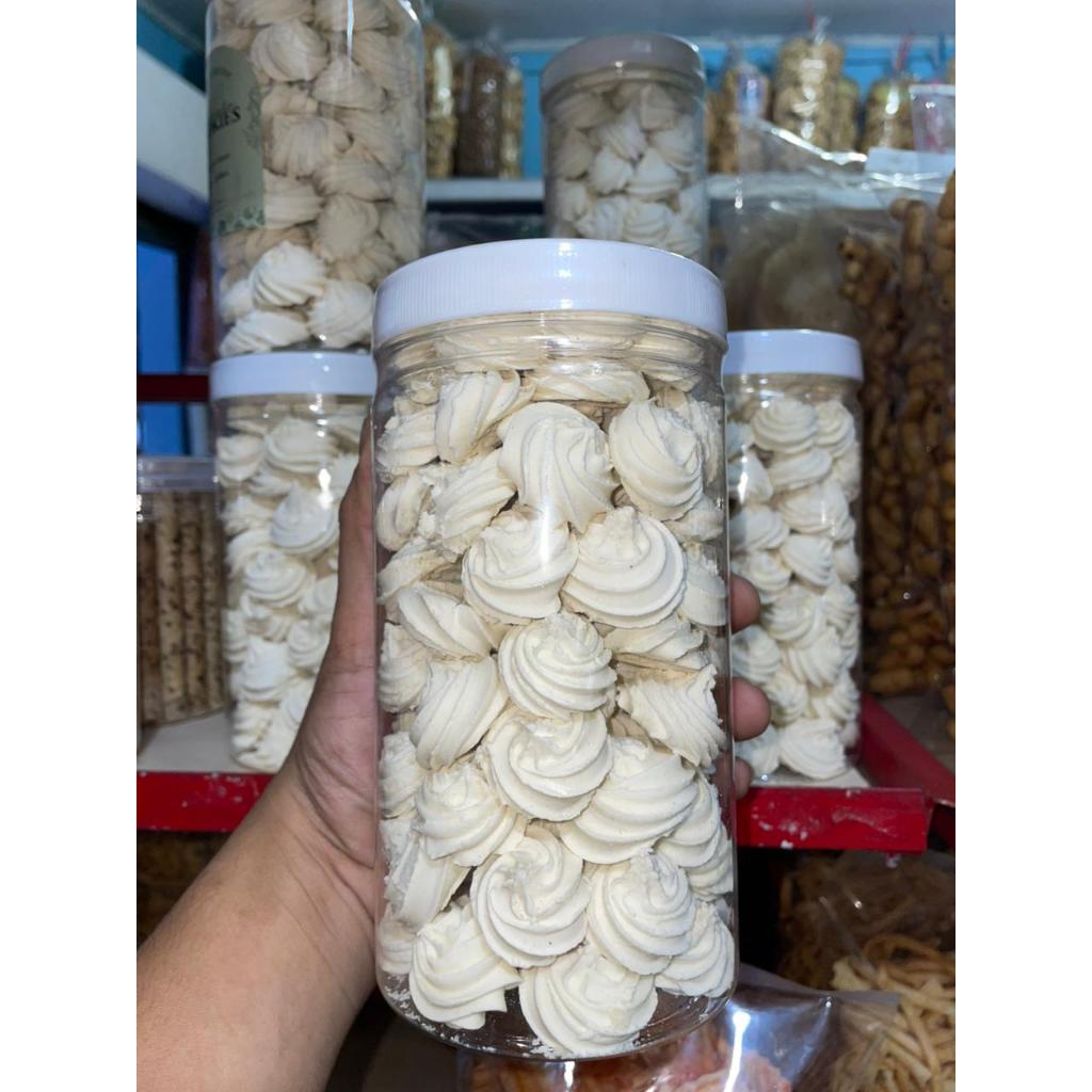 KUE SAGU VANILA KEMASAN TOPLES 1000ML / KUE SAGU VANILA