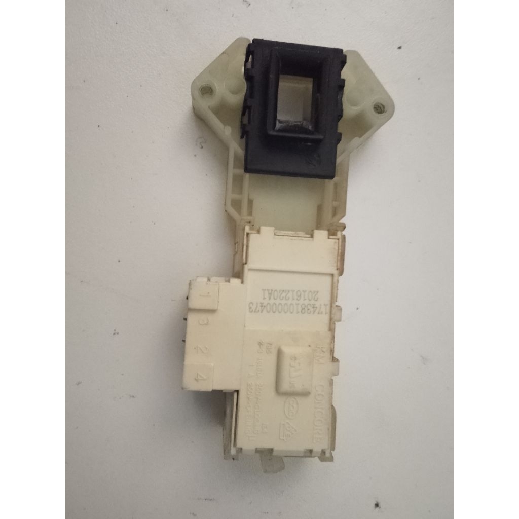 DOORLOCK MESIN CUCI MIDEA FRON LOADING MFG70-ES1003(ORIGINAL COPOTAN)