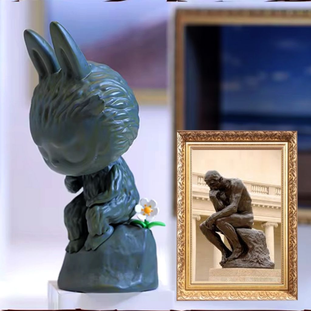 READY STOCK, THE THINKER, LABUBU, THE MONSTERS ART SERIES, FIGURE SEGEL, ORIGINAL POP MART.