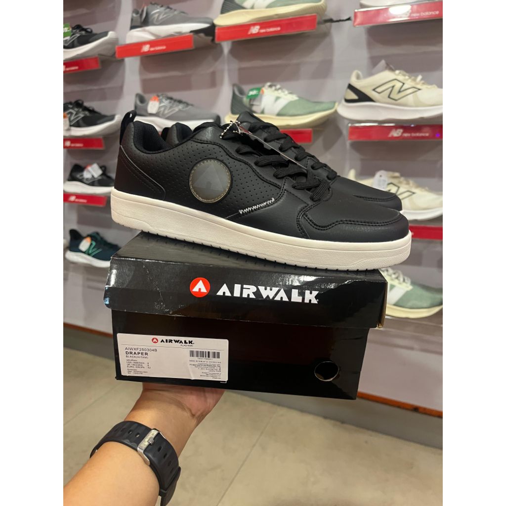 sepatu airwalk DRAPER black AIWXF250304B original store