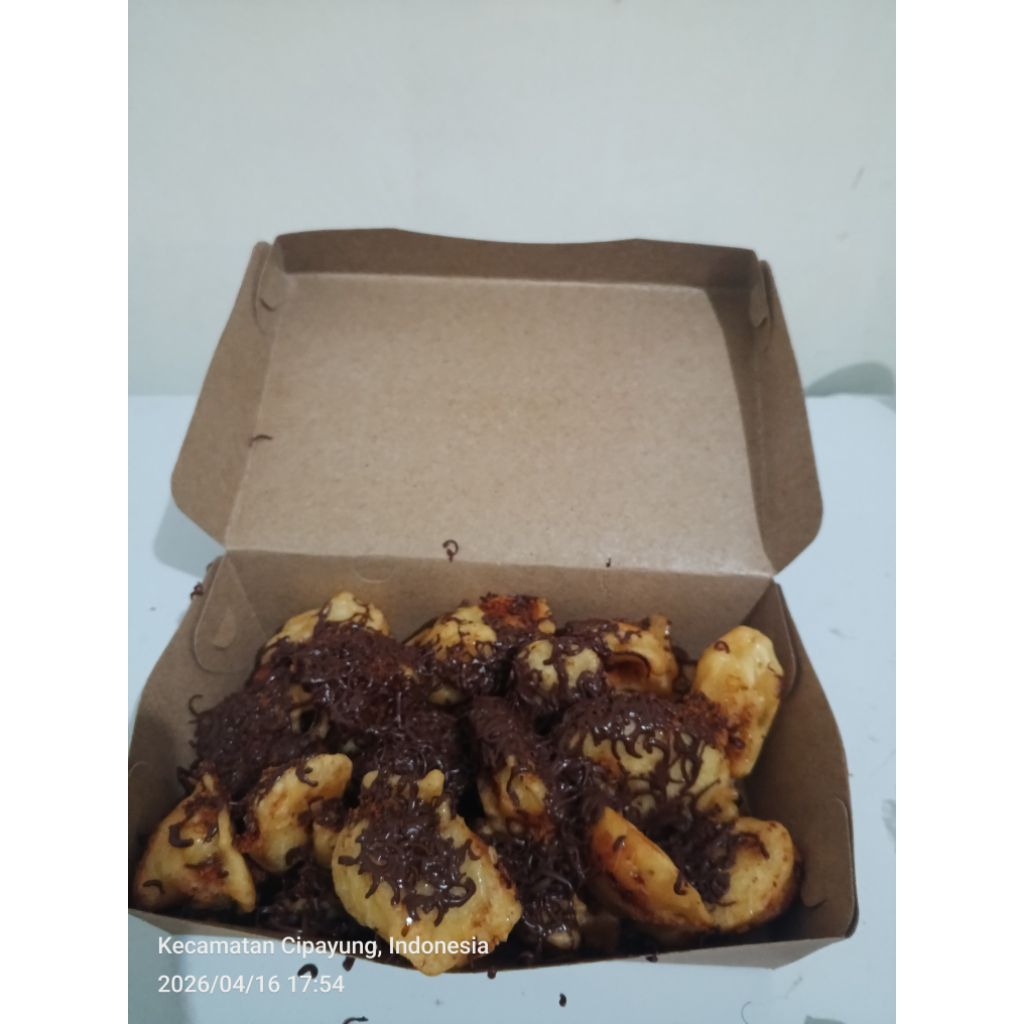 Pisang Goreng Coklat Keju, Keju, Coklat dan Original Size S, M dan L