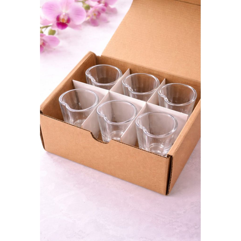 gelas sloki/tempat lilin/gelas imut