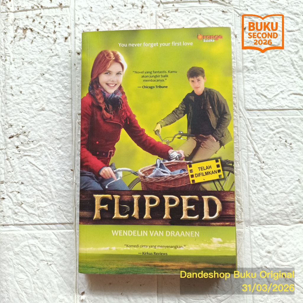 Flipped by Wendelin van Draanen - Novel Bekas Preloved