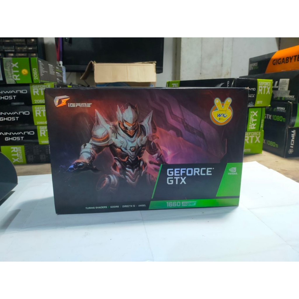 VGA NVIDIA GTX 1660 SUPER GDDR6 COLORFUL IGAME – ORIGINAL | SIAP PAKAI | GAMING STABIL GPU GRAFIK GR