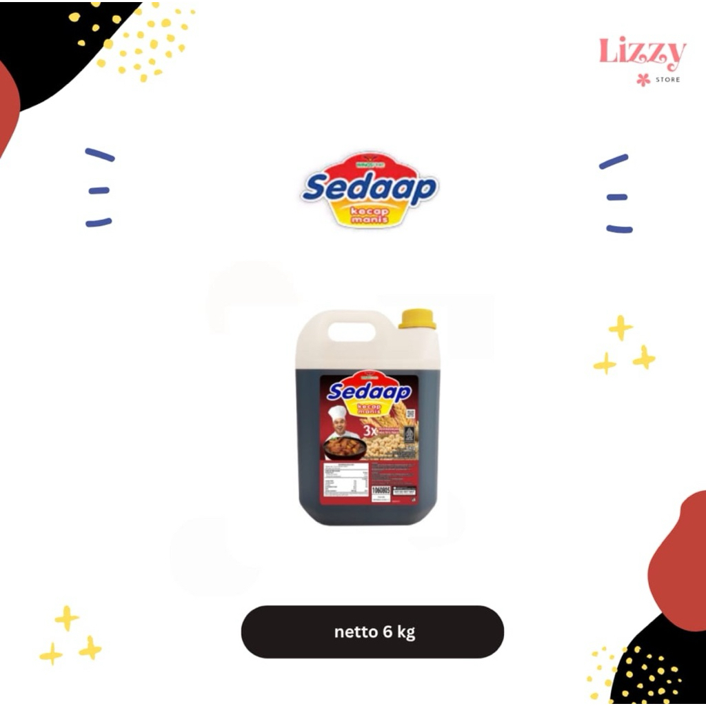 Kecap Sedaap Jerigen 6 kg Kecap Manis