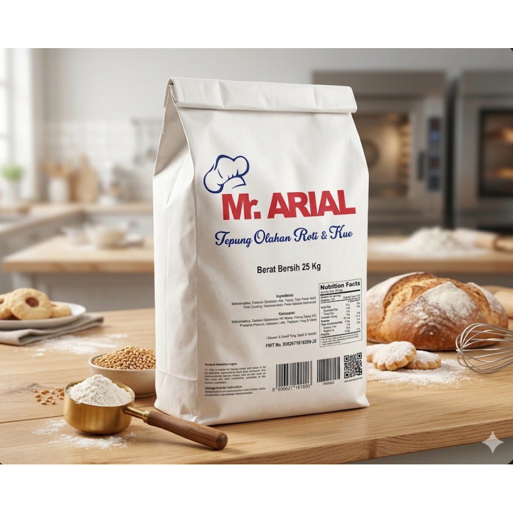 SUSU BUBUK MR.ARIAL / 25KG / 10 KG PREMIX SUSU/ BAHAN KUE 10KG / 25 KG