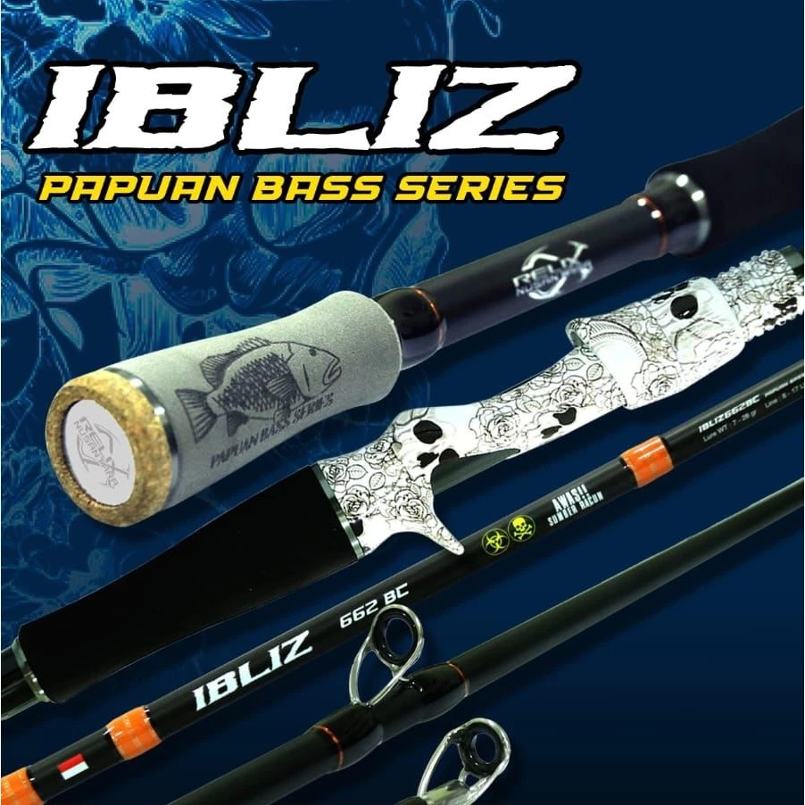 Rod Relix Nusantara IBLIZ BC 662 ( 8-17LB )
