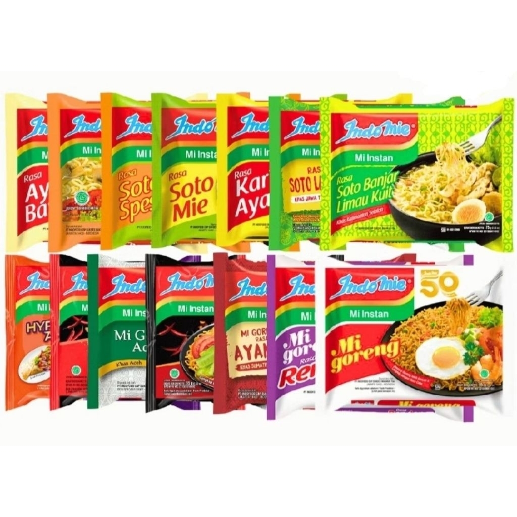 INDOMIE ALL VARIAN INDOMIE GORENG INDOMIE SOTO