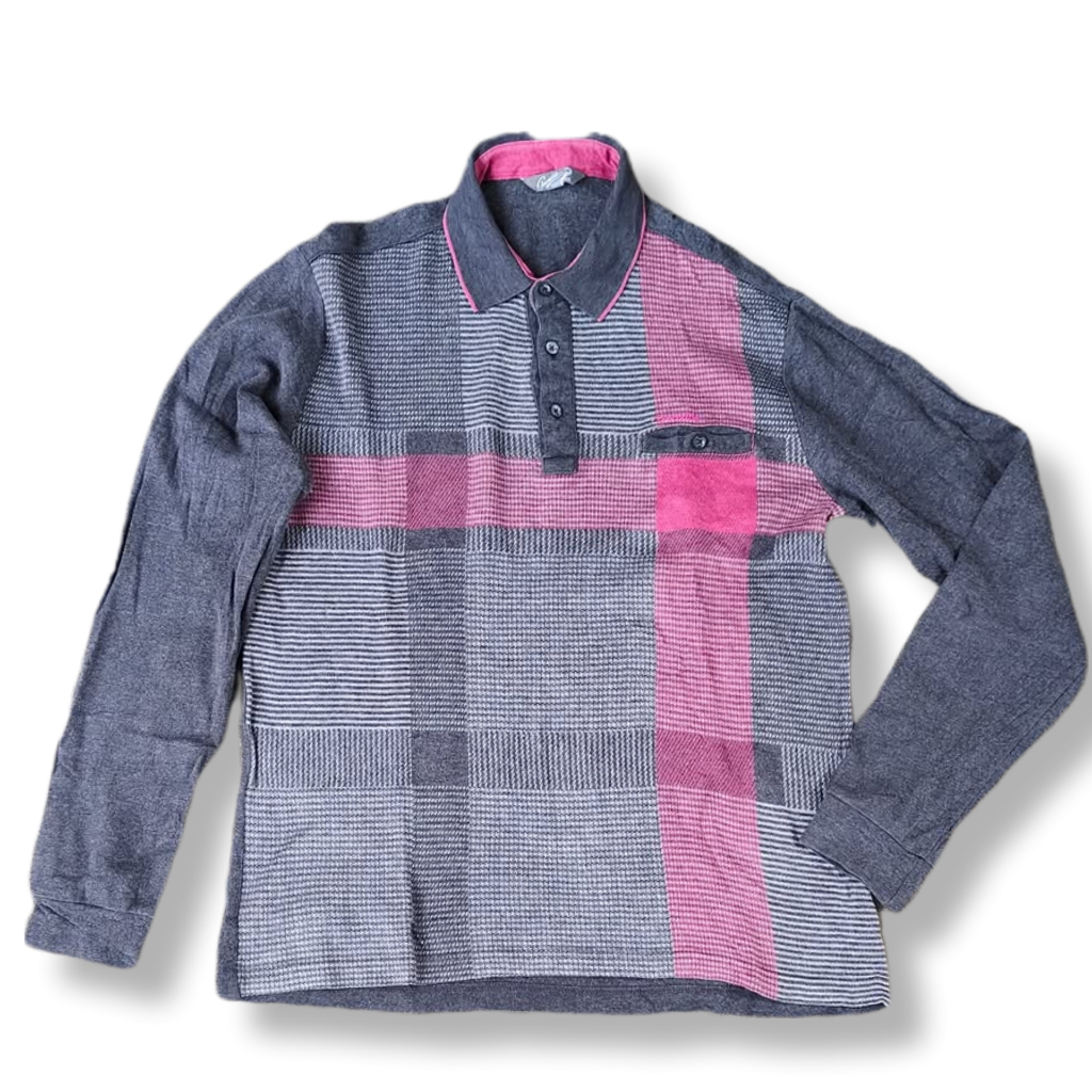 CROCODILE RUGBY POCKET POLO LONG SLEEVE | KAOS LENGAN PANJANG | MNZA