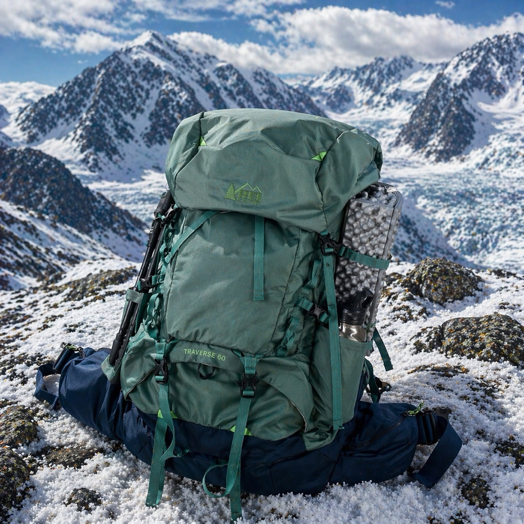 Tas Ransel Carrier Rei Co-op Women Traverse 60 Bagpack Outdoor Original