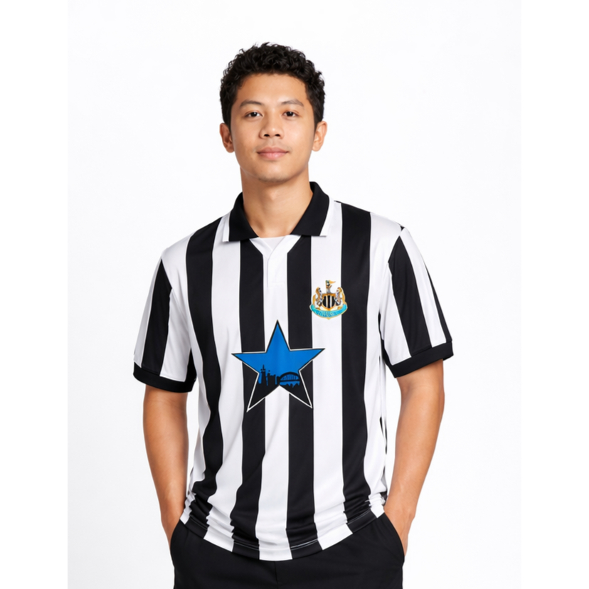 JERSEY FANTASY NEWCASTLE VINTAGE RETRO GRATIS CUSTOM NAMESET