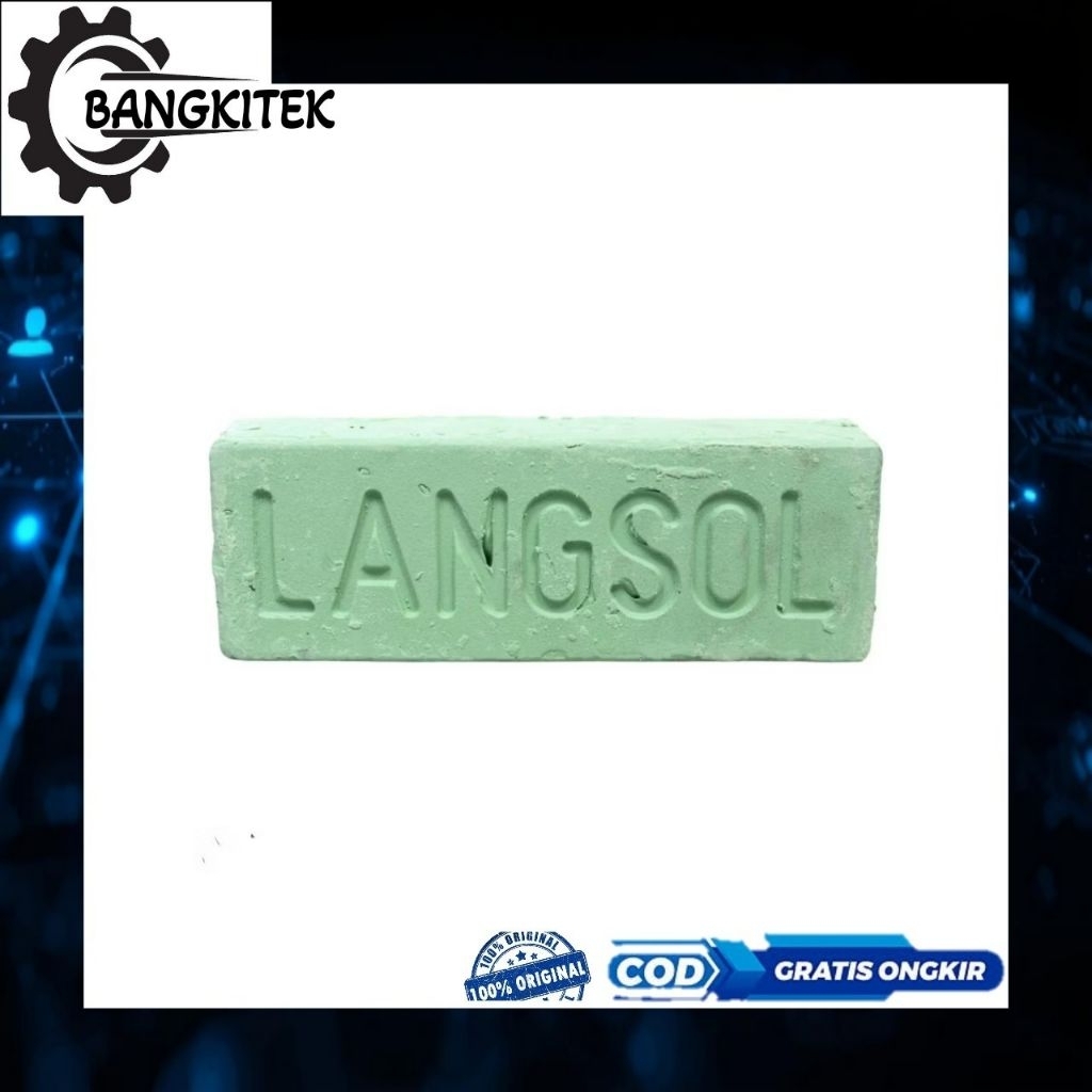 Langsol Hijau Asli Original Germany/Batu Poles pengkilap Langsol/Batu Hijau Poles Langsol