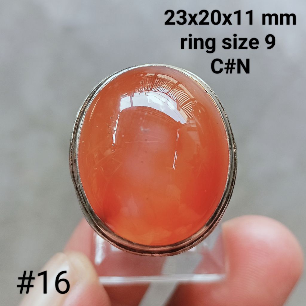 batu natural orange raflesia #16
