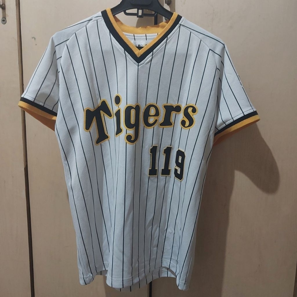 Kaos Jersey Baseball Tigers second