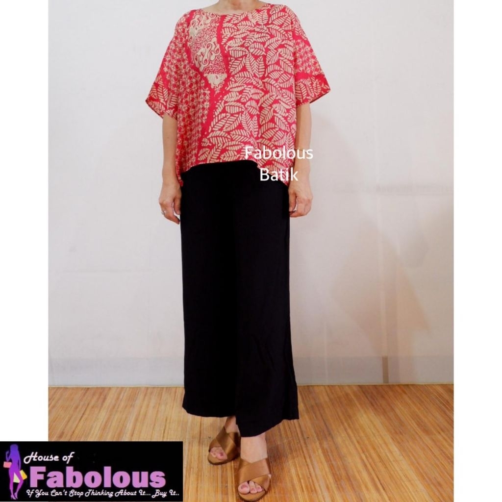 Atasan Batik Kelelawar / Atasan Batik Wanita / Blouse Batik Wanita / Kelelawar Batik Wanita / Atasan