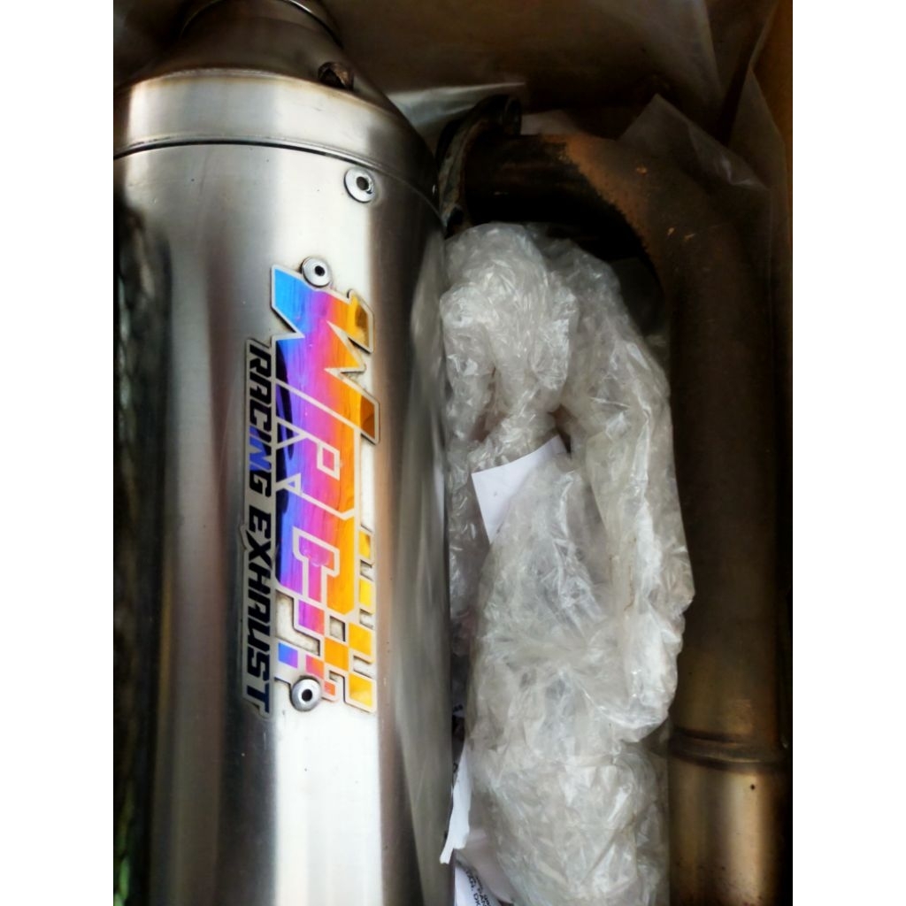 Muffler WRC Aerox Alpha Sarteng
